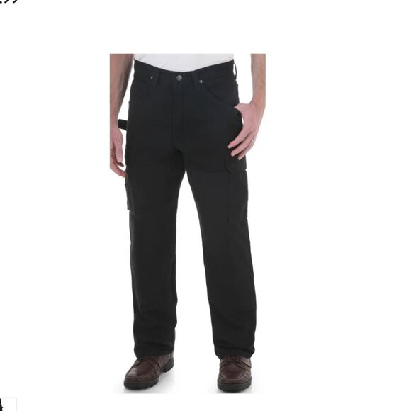 NWT Wrangler RIGGS‎ Workwear Ripstop Ranger Pants 40 x 30 Black - Picture 2 of 12